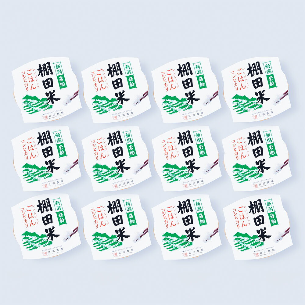 【ふるさと納税】【令和7年産米】棚田米コシヒカリのパックごはん(150g×12個) A4216