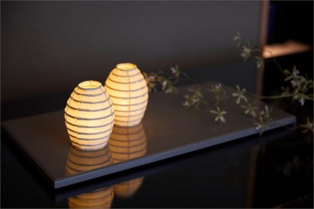 【小嶋庵 京提灯】一輪挿し提灯（直径8ｃｍ・高さ11cm程度） 2個セット