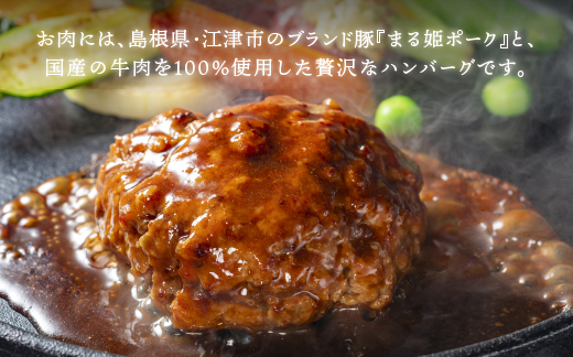 【お試しあれ！！】まる姫ポークと国産牛の贅沢デミグラスハンバーグ 140g×5個(計700g)｜送料無料 ハンバーグ まる姫ポーク 100％国産牛 デミグラスソース 特製デミグラス デミグラス 豚肉 