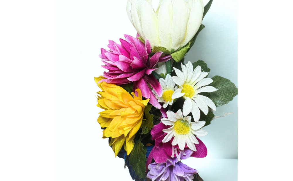 国家検定一級デザイナーのアーティシャルフラワー仏花１基　S