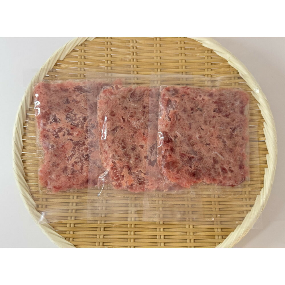 【ふるさと納税】境港水揚げ 天然本まぐろたたきセット(80g×3p)