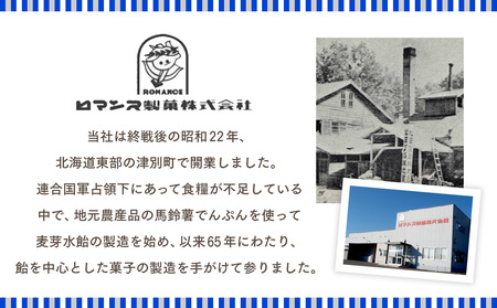 ロマンス製菓 塩べっこう飴 10袋 | キャンディ ベッコウ飴 北海道産 てんさい糖 甜菜糖 塩飴 シチリア産 岩塩  北海道 津別町 送料無料