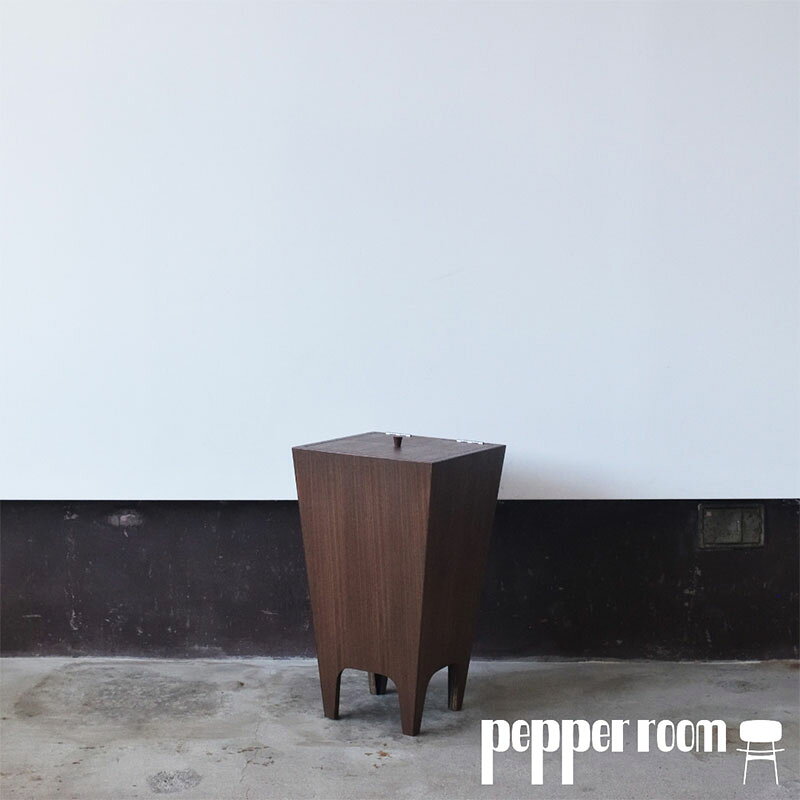 【ふるさと納税】ダストボックス ウォールナット　Lサイズ　お届け：受注後1～2ヵ月