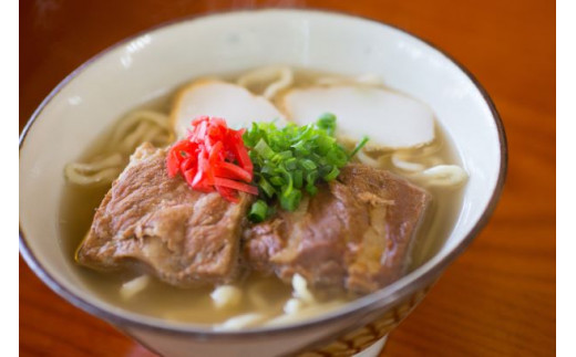 
【絶品】沖縄そば老舗店「そば処きくや」軟骨・三枚肉そばセット（５食）
