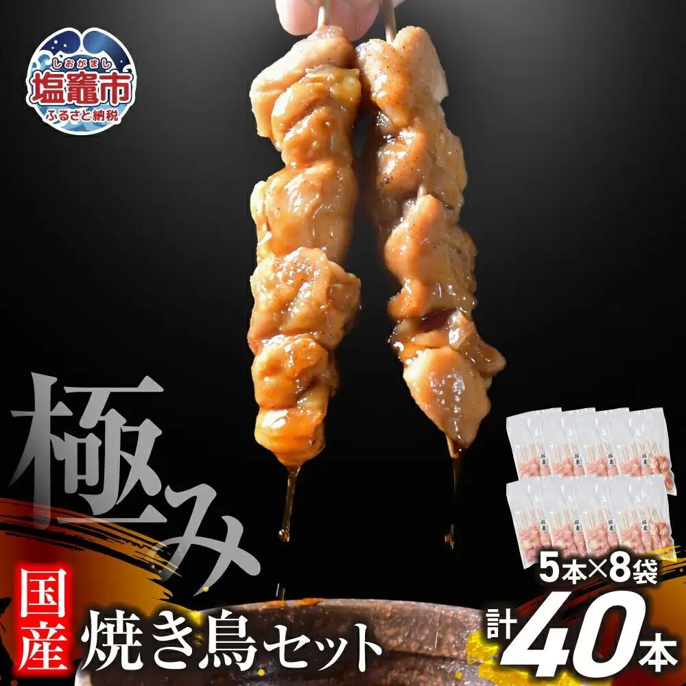 焼き鳥 極みの焼き鳥セット 40本 ( 5本入り × 8袋 ) 焼き鳥 焼き鳥 焼き鳥