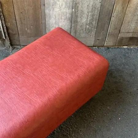 90 Bench(90ベンチ)ランド レッド BR鉛筆脚【SWOF】_雑貨・日用品 椅子・チェア・ソファ 家具・インテリア _【1580510】