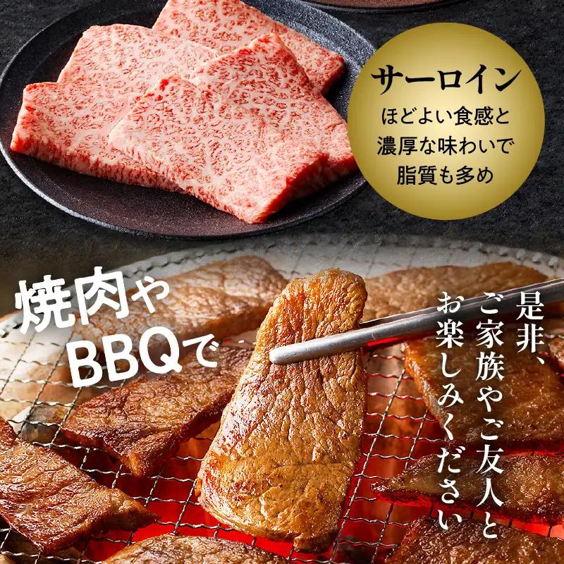 牛肉 焼肉 牛肉[宮崎牛 ヒレ・サーロイン・ミスジ セット 300g]