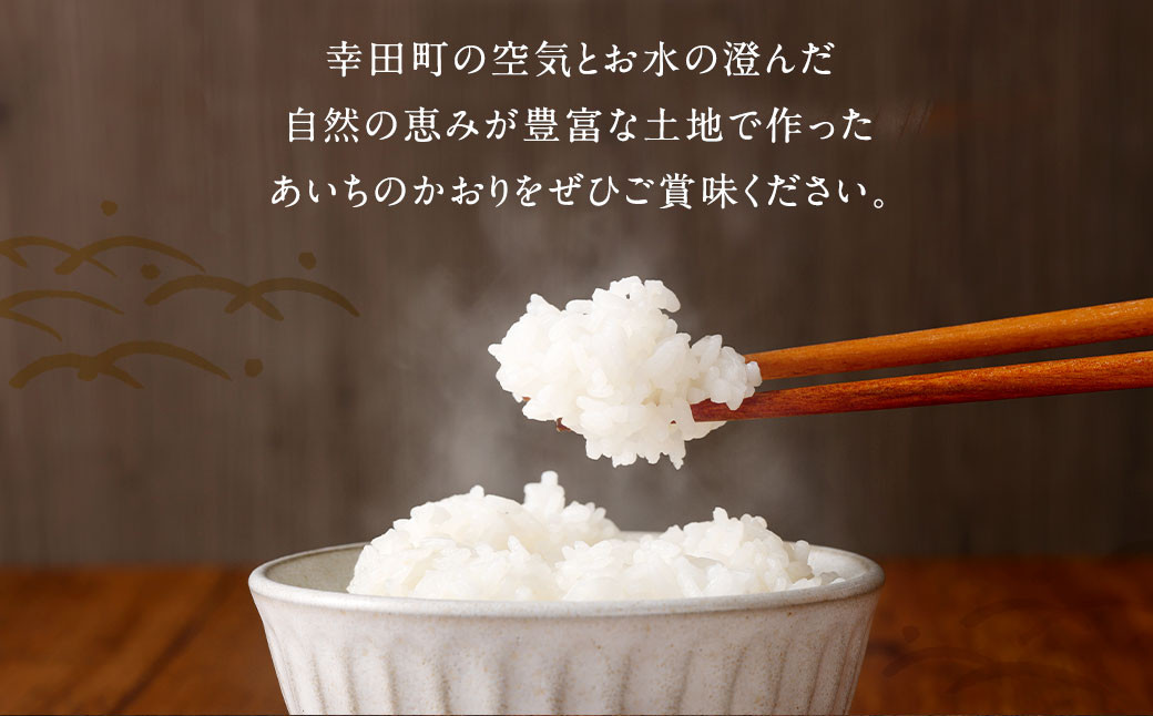 【6カ月定期便】幸せな田んぼのある町のお米｢幸田町｣産 あいちのかおり 白米 5kg
