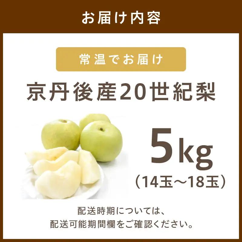 【先行予約／数量限定150】20世紀梨 5kg（2026年9月上旬～発送）梨