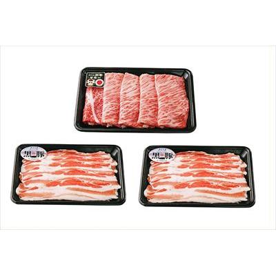 ふるさと納税 霧島市 5等級:鹿児島黒牛・黒豚スライスセット(計900g)[D-2901]【JA】　B0-197