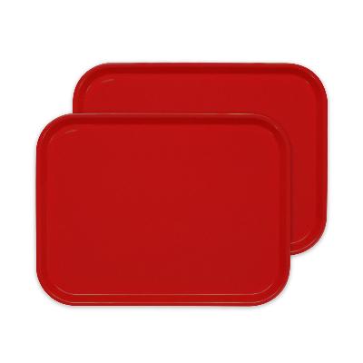 ふるさと納税 海南市 和歌山県海南市 カラフルピノトレー L 39cm レッド 2枚組 4拍子揃った定番トレー