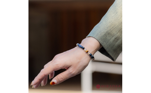 富と収入UPパワーストーンブレスレット(金運03)･6mm玉 (16.8cm)  16.8cm