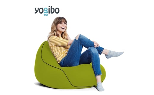 Yogibo Lounger ライムグリーン ヨギボー ラウンジャー 1人掛け 一人暮らし ビーズ ソファ ソファー ビーズソファ ビーズソファー ビーズチェア 家具 インテリア 大阪府 岸和田市[№5385-0082]