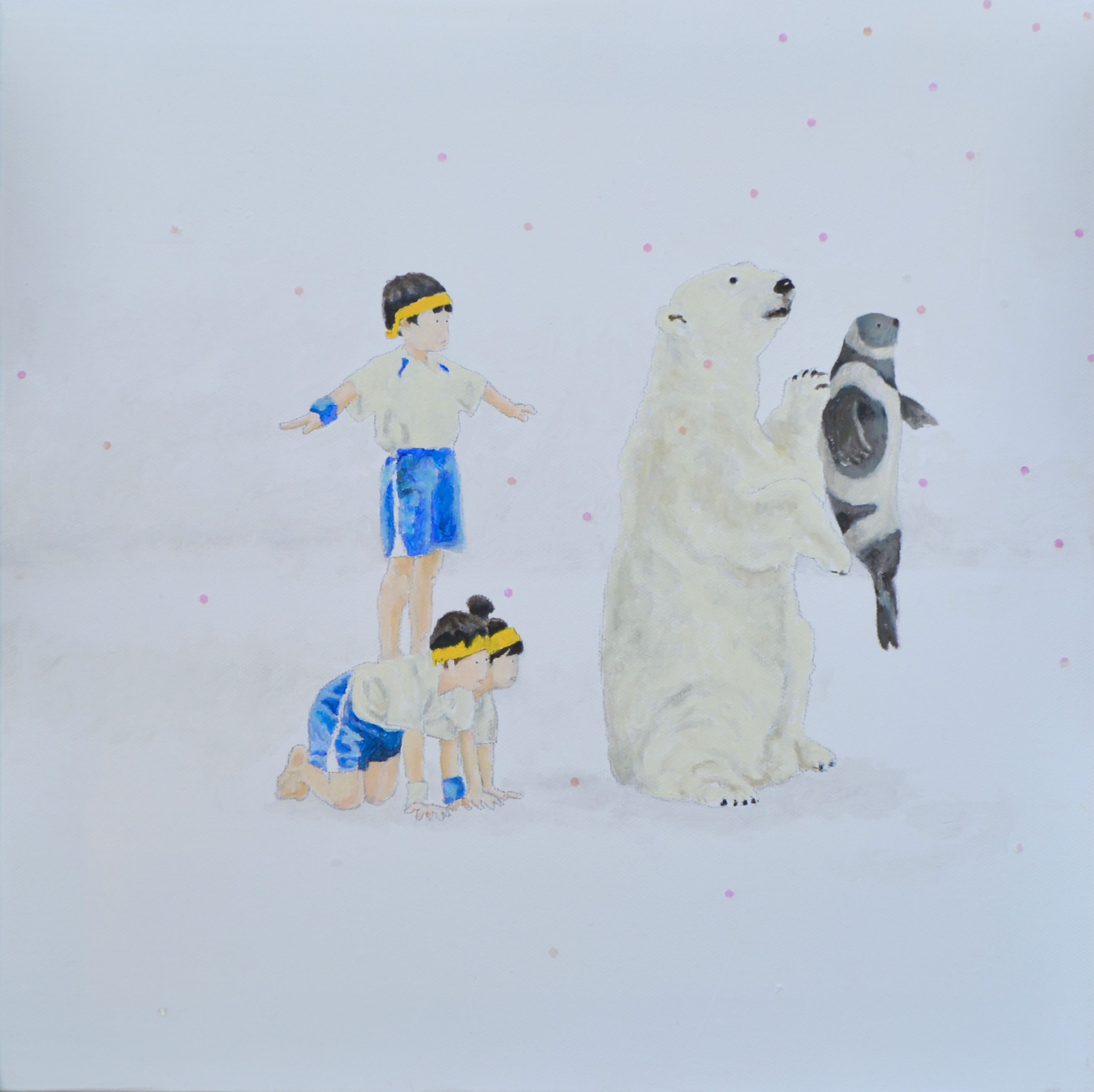 「瞬景４」 絵画 小サイズ 33.0cm×33.0cm HAS001-4