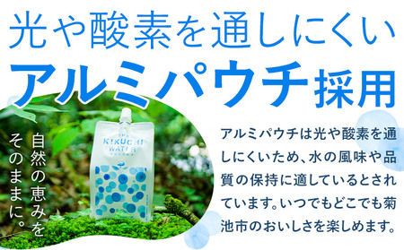 THE KIKUCHI WATER 500ml×30本 定期便 3回 水 飲料水 ミネラルウォーター シリカ 飲料《お申し込み月の翌月から出荷開始》天然水 飲料水 ミネラルウォーター シリカ含有 アル