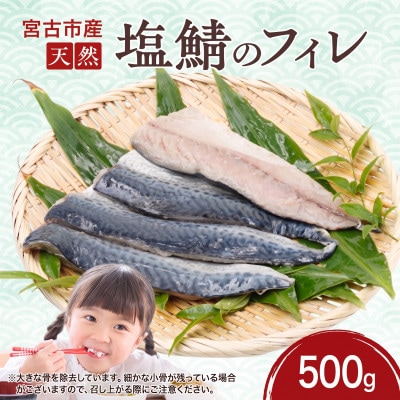 国産 天然 塩鯖 フィレ 三陸の恵み 冷凍 500g 岩手県宮古市【配送不可地域：離島】【1652981】