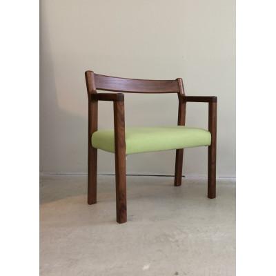 ふるさと納税 大川市 木の気持ち(じぃじばぁばへの木もち)・玄関スツール【グリーン/ウォールナット】