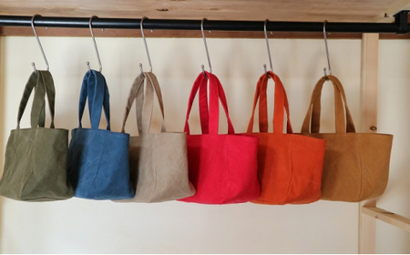 0247職人手作り直送！トートバッグ　小　キャメル / アトリエSASSA / 富山県 朝日町 [34310110]