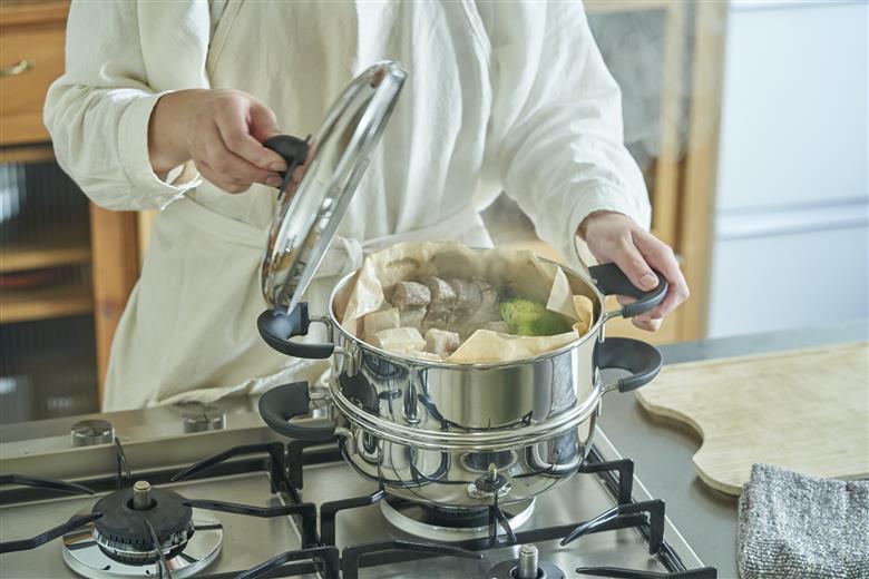 Miyaco Japan 蒸し器25cm