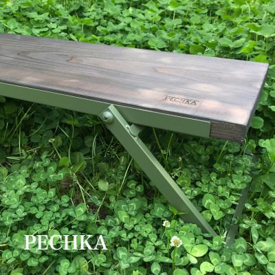 ふるさと納税 川西市 ペチカベンチ　オリーブグリーン