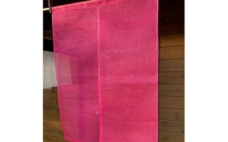 麻蚊帳のれん（生成）90cm×90cm 岡井麻布 のれん 蚊帳 麻 30-032