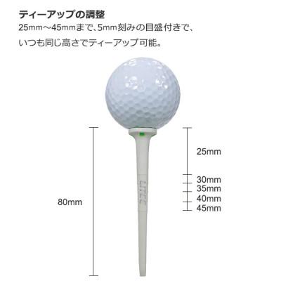 ふるさと納税 館林市 ライト　ライティー80　6個セット(ホワイト・蛍光、4本入×各3個)T-770　ゴルフティー |  | 02