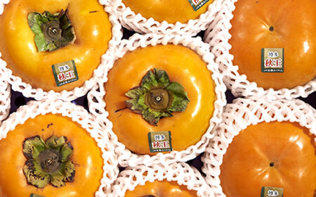 【2025年10月中旬より順次発送】福岡産ブランド 秋王柿 約3kg(8-12玉) 吉富町/南国フルーツ株式会社[BGAG016]