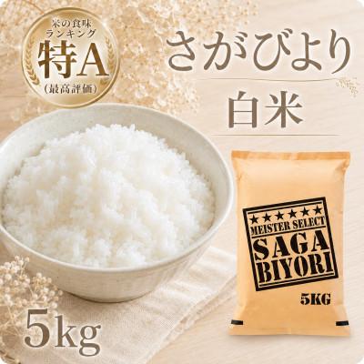 ふるさと納税 江北町 令和7年産さがびより白米5kg(五つ星お米マイスター厳選!)
