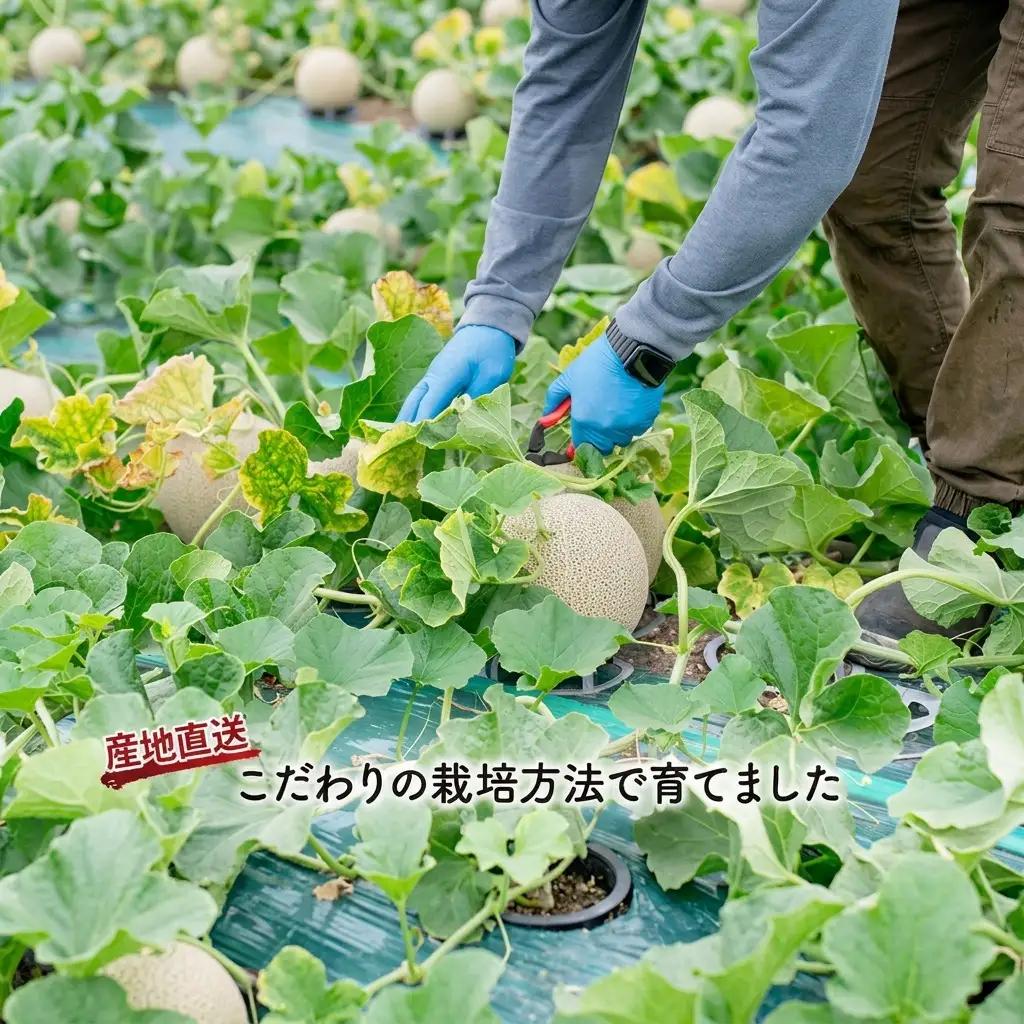 メロン 富良野産 赤肉メロン 榎本農園 フルーツ 【3玉 計4.5kg以上】【先行予約】