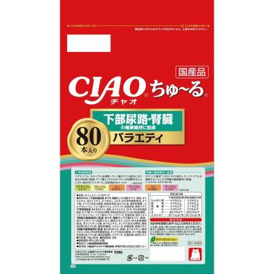 ふるさと納税 静岡市 いなば　猫・CIAOちゅ〜る　下部尿路・腎臓の健康維持に配慮バラエティ　(14g×80本)×6袋 |  | 01