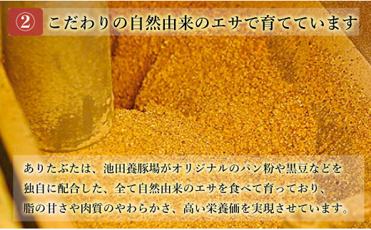 【3回定期便 総計3kg】 ありたぶた 肩ロース 生姜焼き用 約1k