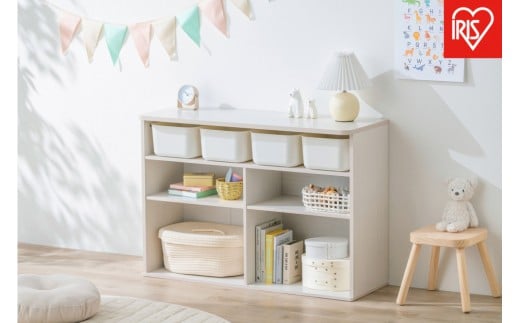 
            収納棚 ラウンドシェルフ RUSR-97W ホワイト
          