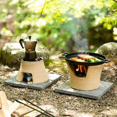 ふるさと納税 四日市市 三重県四日市市　コヘッツイHAJIME 1合 鋳物釜・土色・ラフ【申し込み受付後生産品】 |  | 02