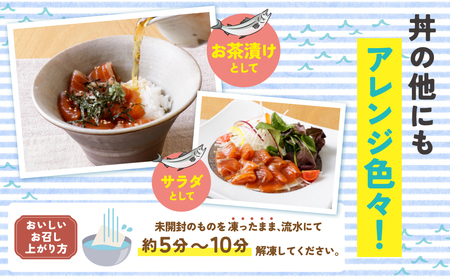 U61-129 サーモン丼の素(醤油・ごま・ポキ)計10パック
