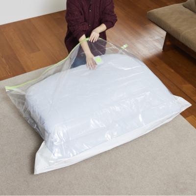 ふるさと納税 柏原市 【日本製】ふとん圧縮袋 Lサイズ 2枚入り×2箱セット (ダブル掛け大きいふとん用) |  | 01