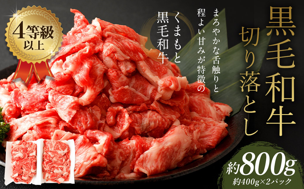 
                  【令和8年度熊本地震復興支援】くまもと 黒毛和牛 切り落とし 約800g 約400g×2パック 牛肉 和牛 肉 お肉 使い切り 小分け すき焼き 肉じゃが カレー 【 2027年1月下旬より順次発送予定】
                
