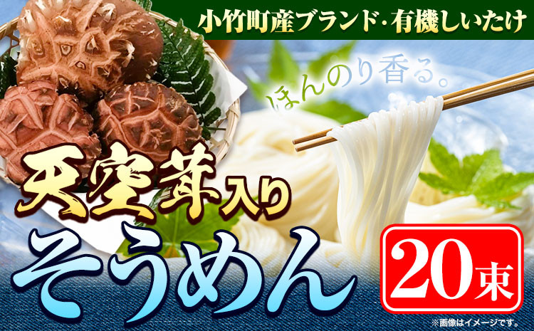
                  そうめん 椎茸 天空茸 入り そうめん 20束《30日以内に出荷予定(土日祝除く)》福岡県 鞍手郡 小竹町 素麺 椎茸 しいたけ 夏 麺 めんの山一
                