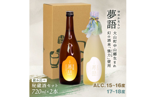 
HT-08　純米吟醸酒「夢語」飲み比べセット
