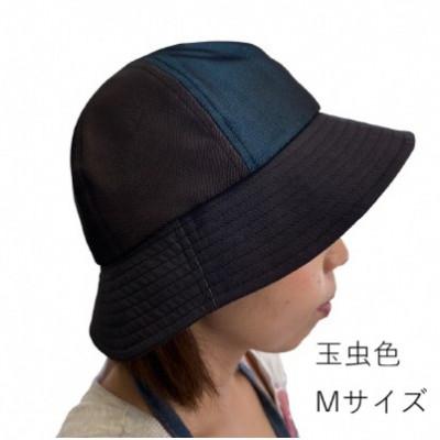 ふるさと納税 長岡京市 西陣織メトロハット(玉虫色・サイズM)