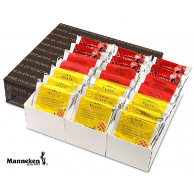 
            ＜秋季限定＞マネケンベルギーワッフル 21個入ギフト 3種入り(T21-PCRG)【1333956】
          
