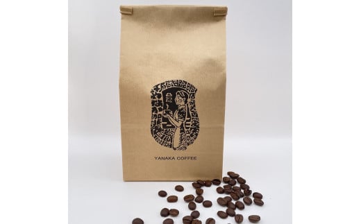 YANAKA COFFEE　自由が丘ブレンド500ｇ　コーヒー豆（粉-中挽き）