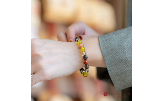 志望校合格パワーストーンブレスレット(合格祈願01)･8mm玉 (17.6cm) 17.6cm