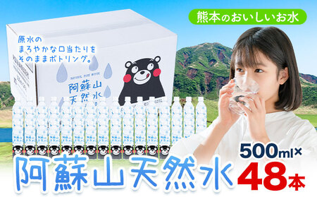天然水  阿蘇山 天然水 500ml 48本 |丸富産業