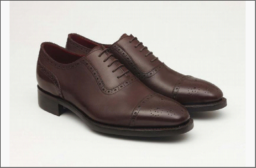 革靴 アデレイドセミブローグ（ハンドソーンウェルテッド製法／博多製造）サイズ：26.5cm