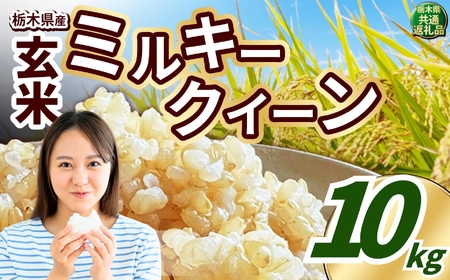【数量限定！】お米 玄米 ミルキークイーン 10kg 真岡市 栃木県共通返礼品 