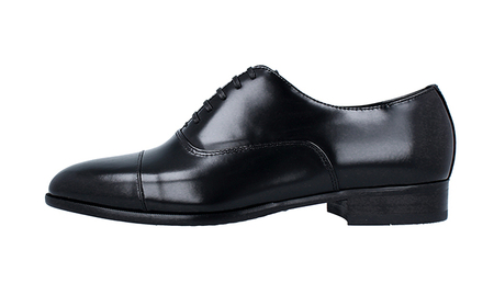 紳士靴 カーフレザー 革底 マッケイ製法　CD-401 BLK 24.5cm