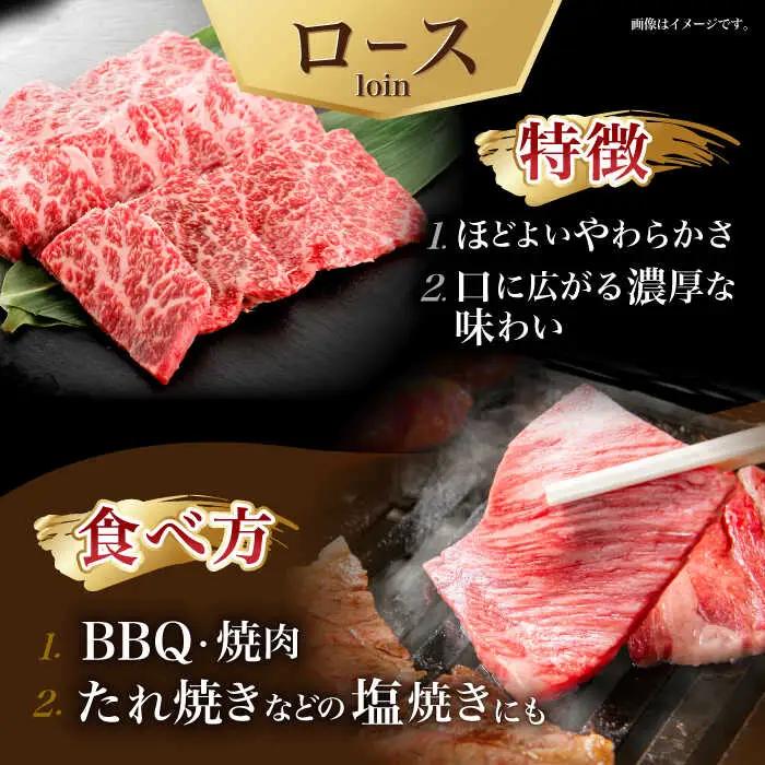 長崎和牛ロース焼肉用 約550g / 牛肉 ロース ろーす 牛ロース 長崎和牛 焼肉 焼き肉 やきにく / 諫早市 / 長崎県央農業協同組合　Aコープ本部  [AHAA006]