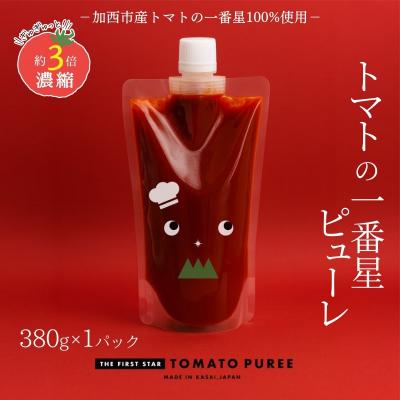 ふるさと納税 加西市 太陽のトマトピューレ 380g×1本[No5698-1655]