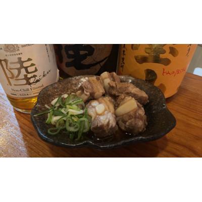ふるさと納税 宇部市 【訳あり】やみつき注意!マスターおすすめ☆こりこりブタ軟骨の煮込み 150g×6袋セット