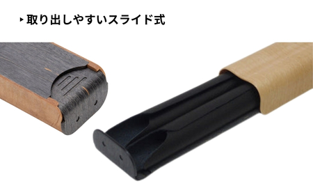 【ウッドデザイン賞受賞】カエデ無垢材 曲げ木万年筆ケース(2本差)(ナチュラルカラー) 職人手作り ストーリオ 【0005-0010SV01-01】